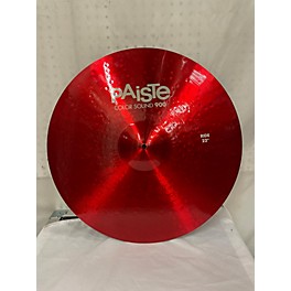 Used Paiste 22in Color Sound 900 Red Cymbal