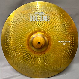 Used Paiste 22in Rude Ride Crash Cymbal