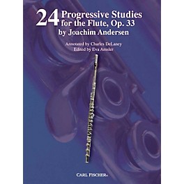 Carl Fischer 24 Progressive Studies for the Flute, Op. 33 Book