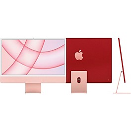 Apple 24 in. iMac with Retina 4.5K 8 core M1 8GB 256GB MJVA3LL A Pink