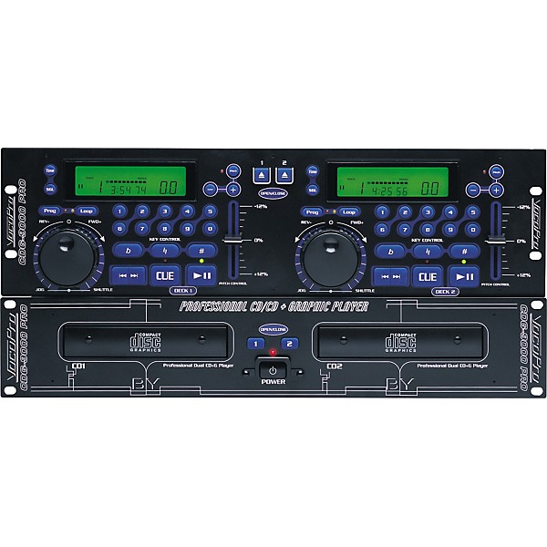 VocoPro CDG-9000PRO Professional Dual CD and CDG Player