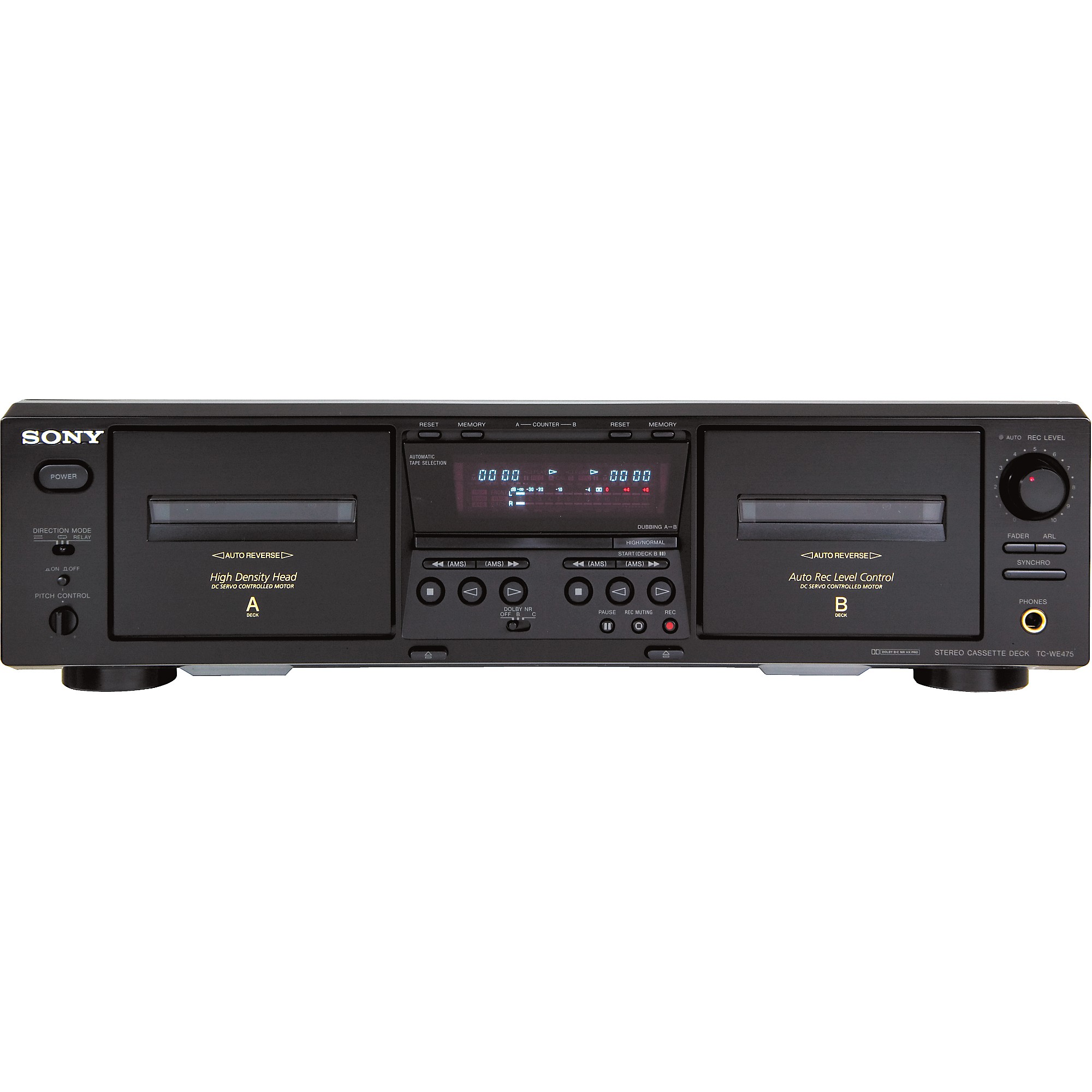 Open Box Sony TC-WE475 Dual Cassette Deck | Guitar Center
