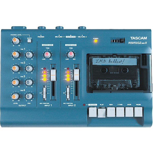 TASCAM Porta 02 MKII Portastudio Blue | Guitar Center