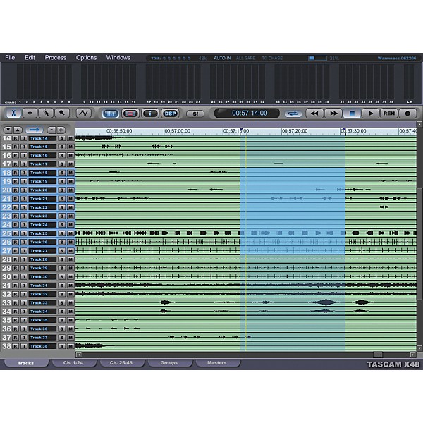 Restock TASCAM X-48 48-Track Hybrid Hard Disk Workstation | Guitar
