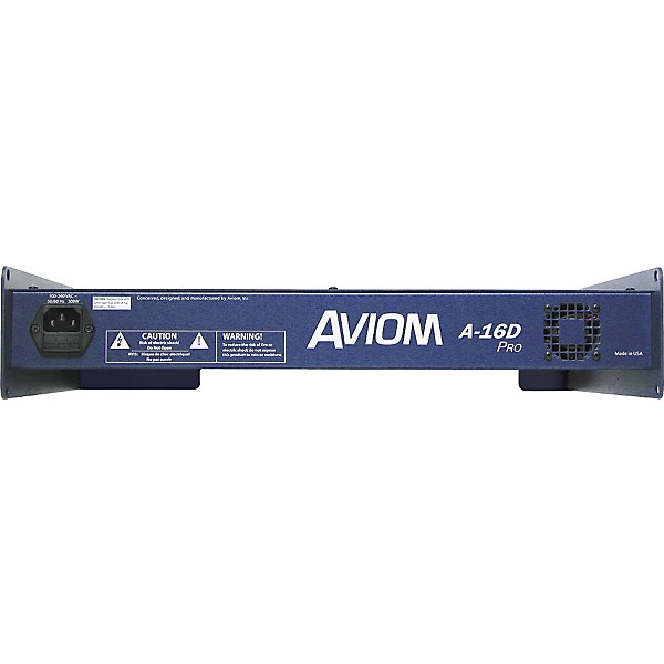 Aviom A-16D Pro A-Net Distributor and DC Power Source Aviom Blue