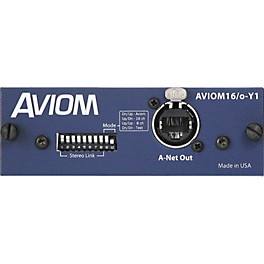 Aviom AVIOM16/o-Y1 Card for Yamaha Digital Mixers Aviom Blue