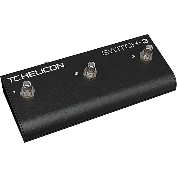 【お買い得】TC-HELICON Switch3 フットスイッチ TC-Helicon Switch-3 3 Button Footswitch Reviews | Sweetwater