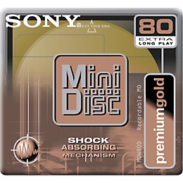 Sony Gold MiniDisc 80-Minute Single Disc