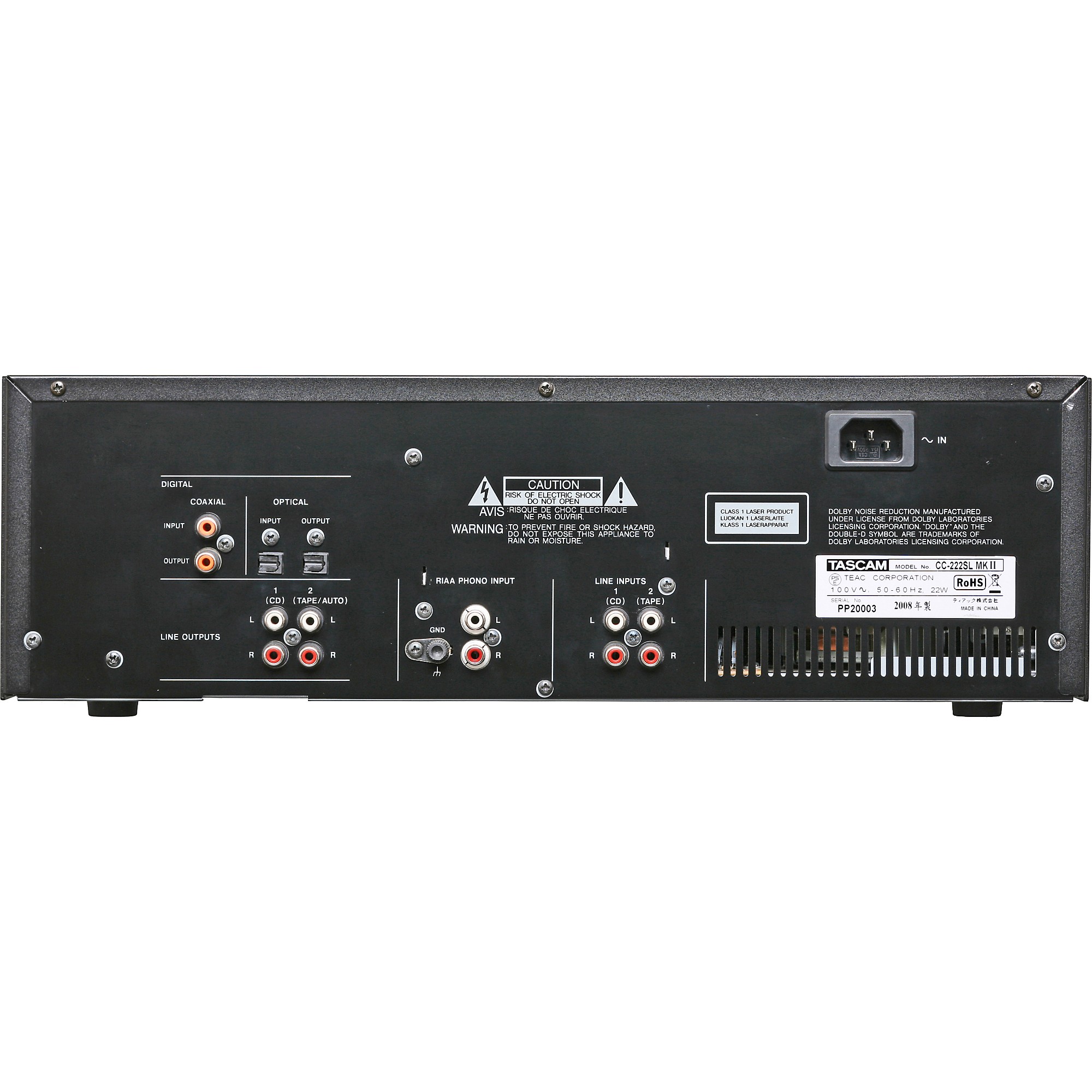 家電 TASCAM CC-222SL Amazon | TASCAM CDレコーダー/カセットデッキ 業務用 CC-222MK4