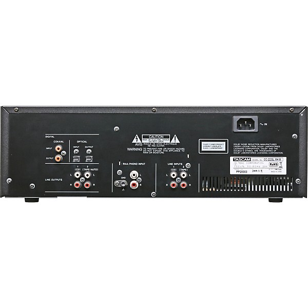 Open Box TASCAM CC-222SL MKII Slot-Loaded CDRW Cassette Deck