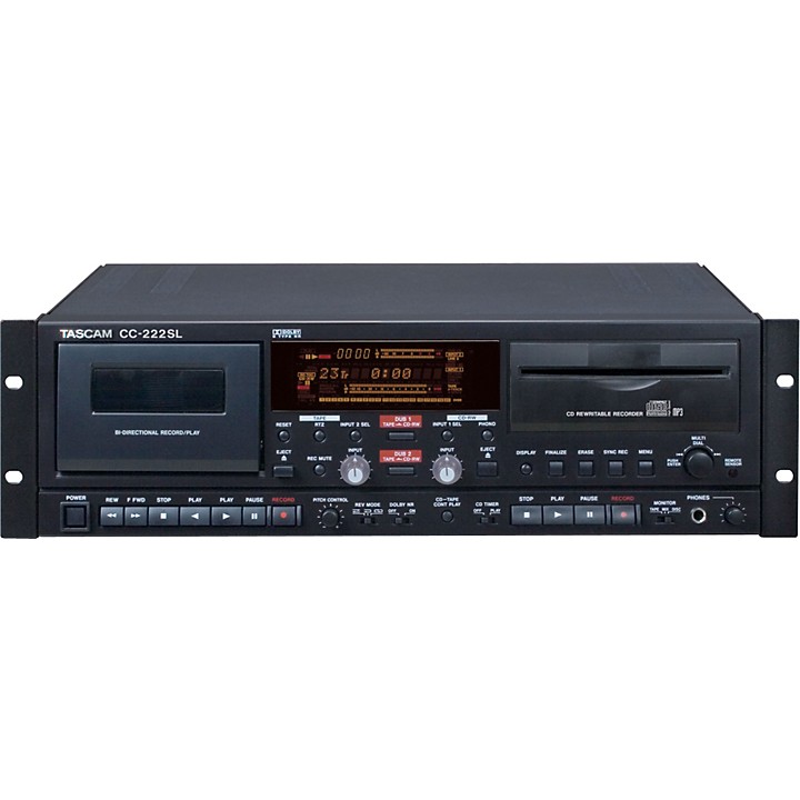 TASCAM CC-222SL Pro CD/Cassette Recorder with MP3 Playback