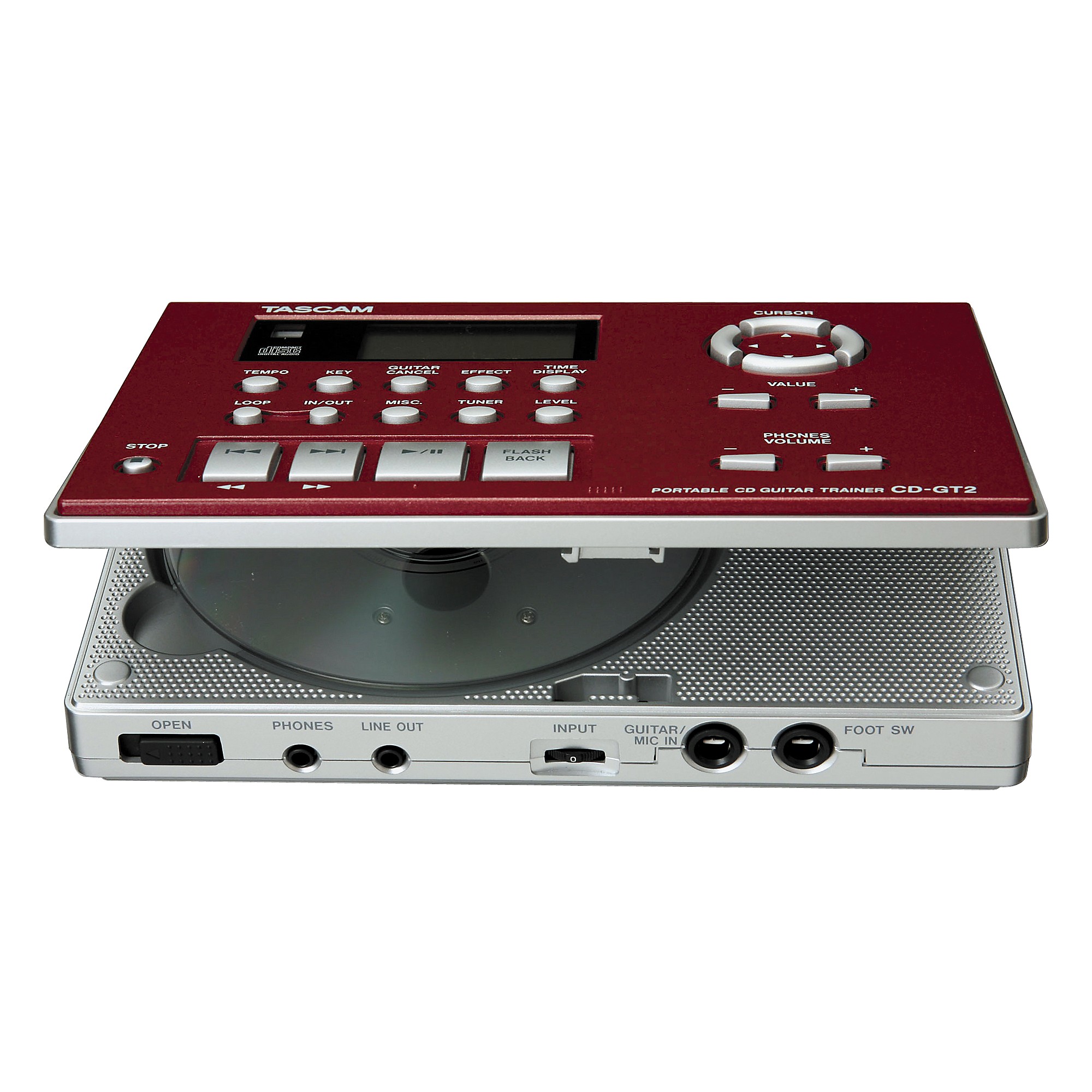 Restock TASCAM CD-GT2 Portable CD Guitar Trainer | Guitar Center
