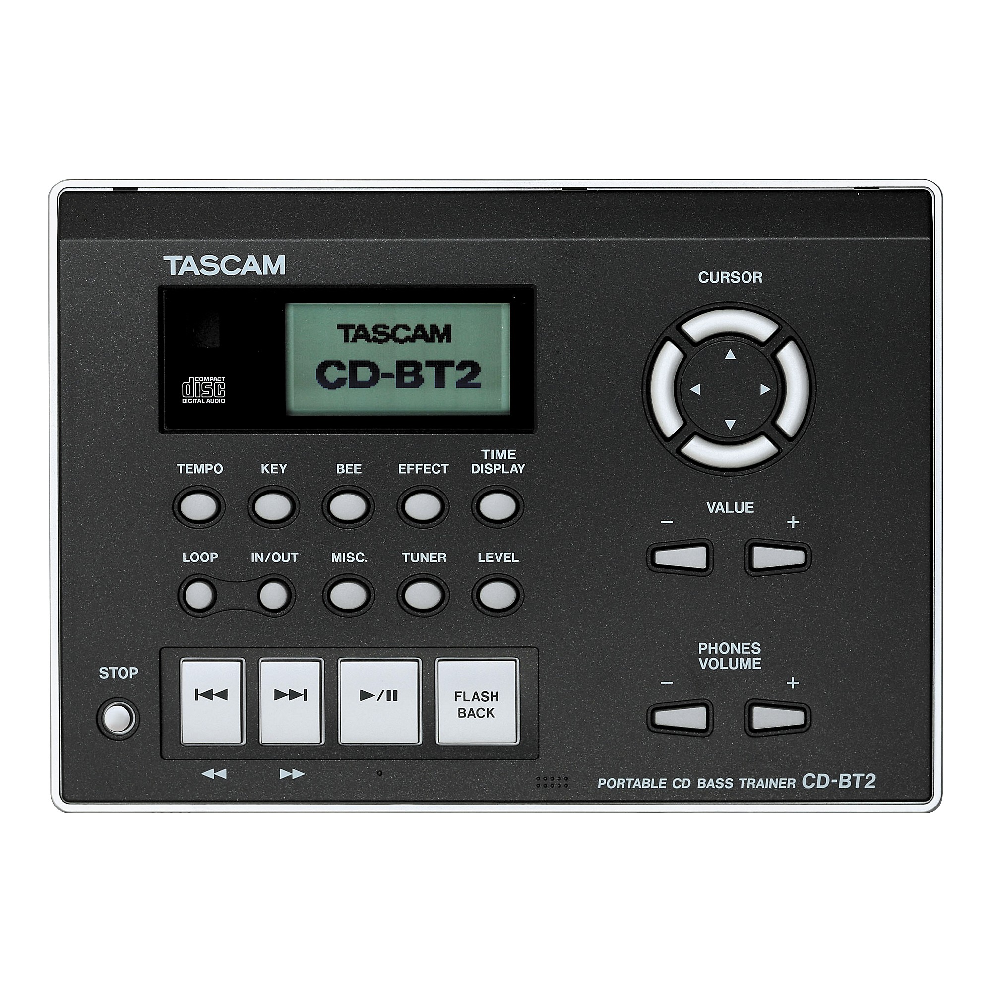 【新品】TASCAM CD-BT2【送料無料】 TASCAM CD-BT2 Portable CD Bass Trainer | Guitar Center