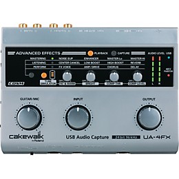 Cakewalk UA-4FX USB Audio Interface with FX