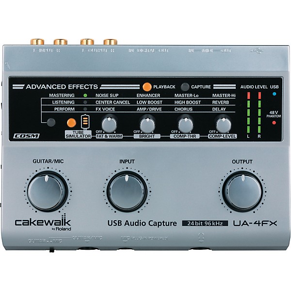 Cakewalk UA-4FX USB Audio Interface with FX