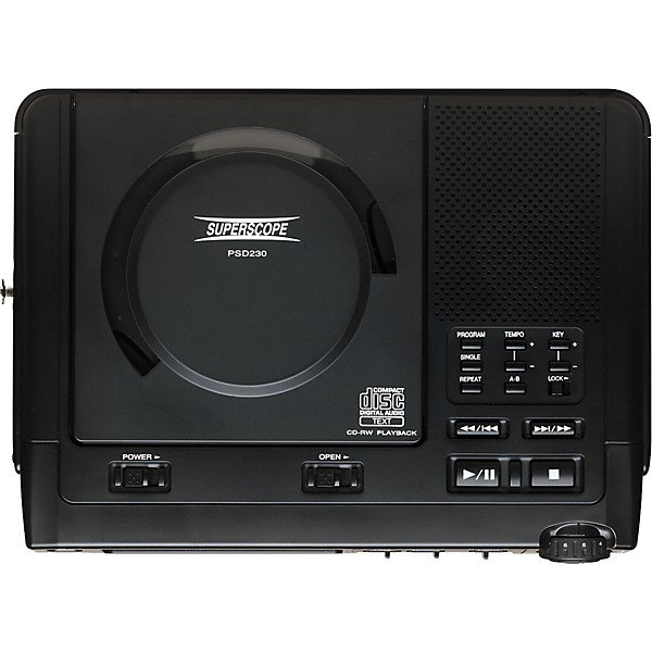 Gear One PSD230 Portable CD Player with Tempo and Key Control