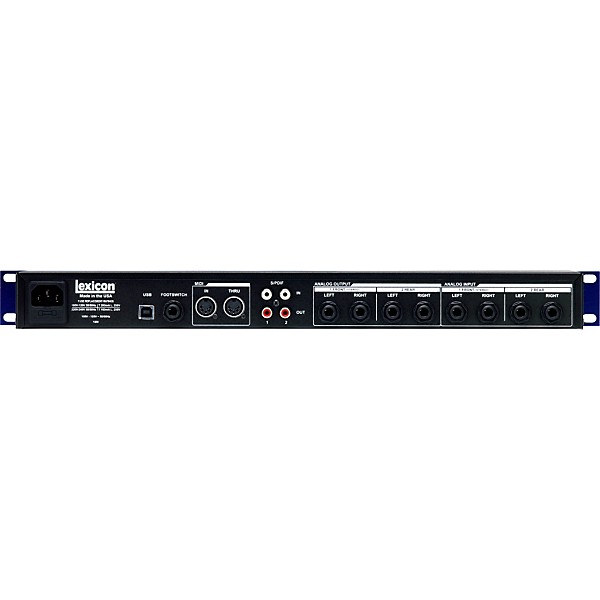 Restock Lexicon MX400 Dual Stereo/Surround Reverb Effects Processor