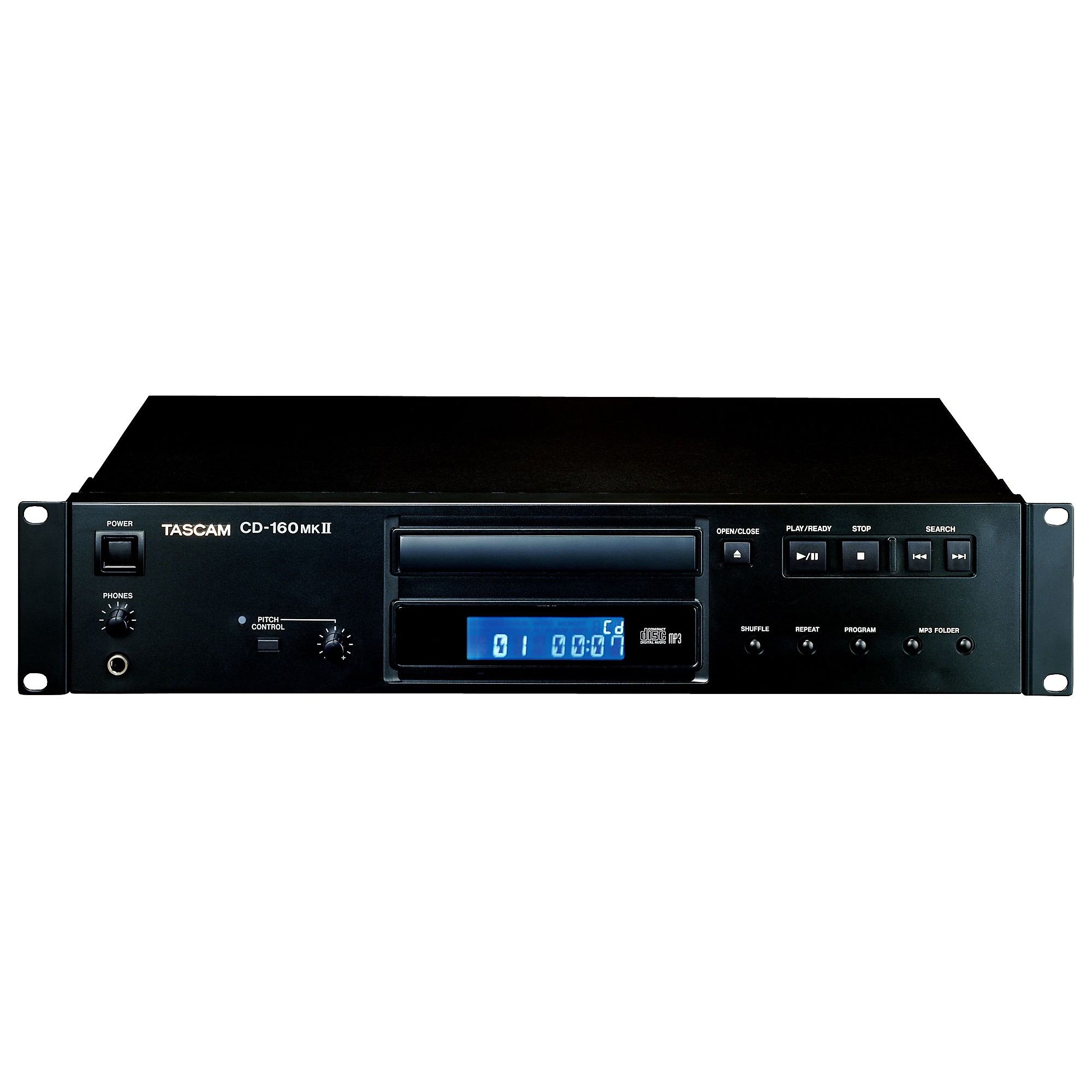 TASCAM CD-160 MKII CDプレーヤー TASCAM CD-160mkII Professional Single CD Player with MP3 Playback