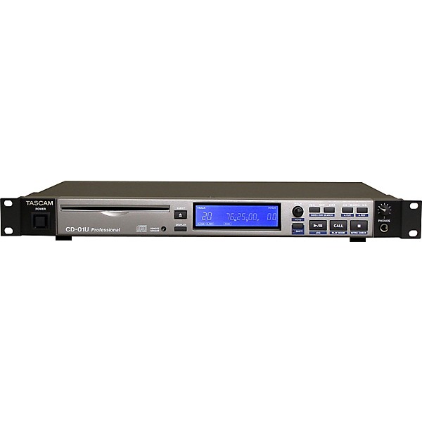 TASCAM CD-01U Pro 1-Rackspace CD Player