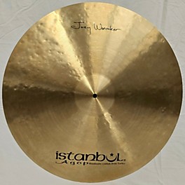 Used Istanbul Agop 24in JOEY WARONKER SIGNATURE RIDE Cymbal