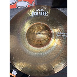 Used Paiste 24in Rude Eclipse Mega Power Ride Cymbal