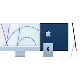 Apple 24in. iMac with Retina 4.5K 8 core M1 8GB 512GB Blue MGPL3LL A Blue