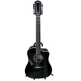 Used Taylor 250CE BLK DLX 12 String Acoustic Electric Guitar