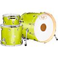 SJC Drums 25th Anniversary USA Custom 3-Piece Maple Shell Pack - Lime Glitter
