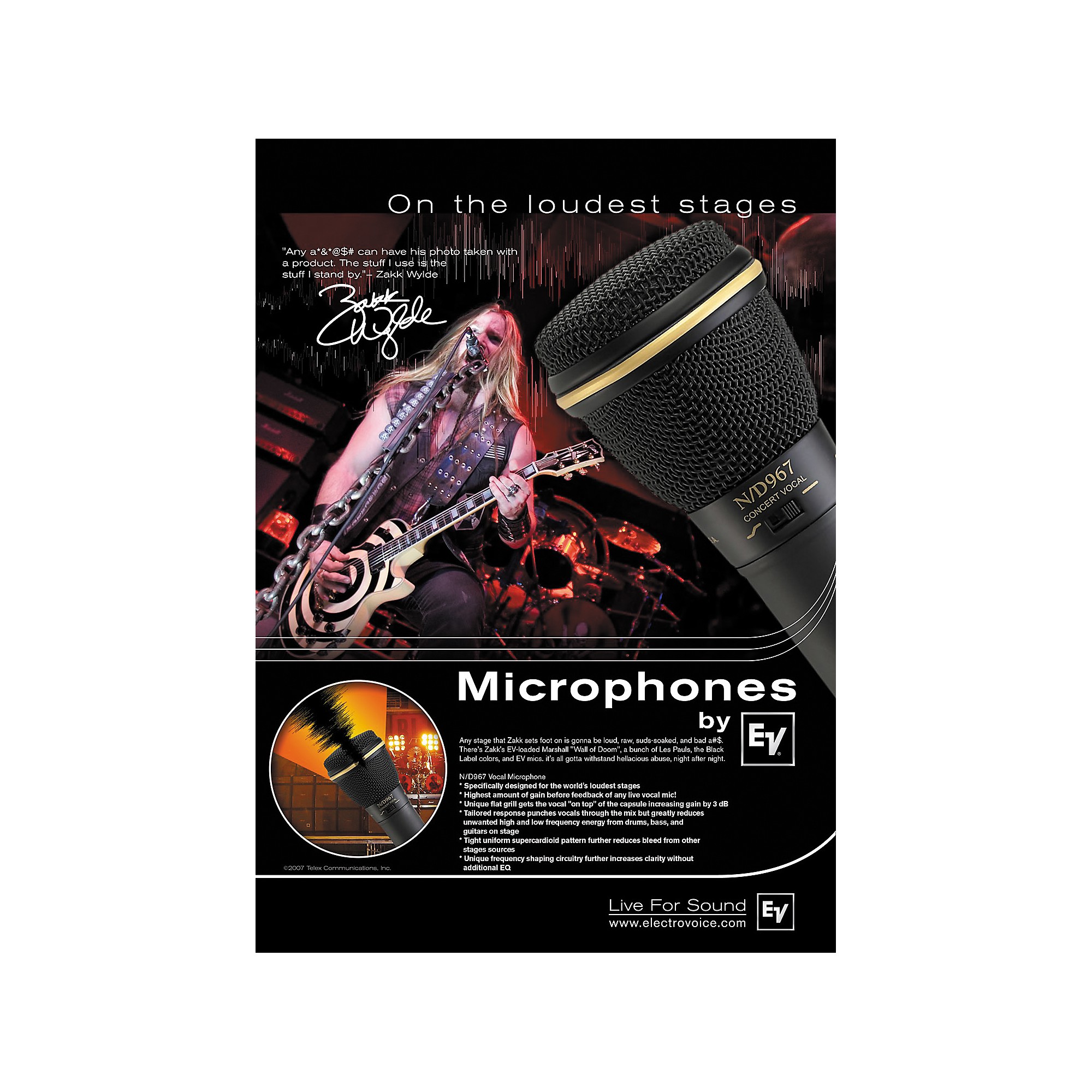 メ*4様 Electro-Voice N/D967 ダイナミックマイク (エレクトロボイス