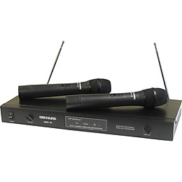 Gem Sound Dual Channel VHF Wireless Microphone System