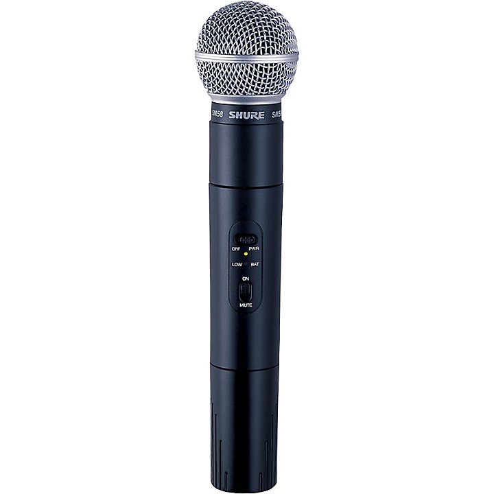 Open Box Shure PGX2/SM58 Wireless Handheld Transmitter H6 | Guitar