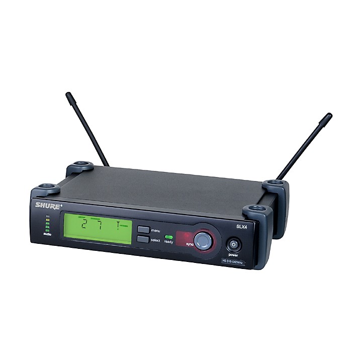 SHURE SLX4 SLX1 SLX2 ワイヤレスシステムセット Shure SLX4 Wireless Diversity Receiver H5 | Guitar Center