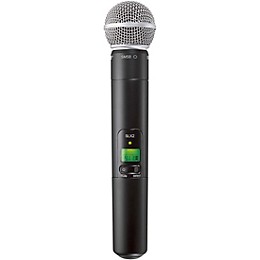 Open Box Shure SLX2/SM58 Wireless Handheld Microphone Level 1 Band G4