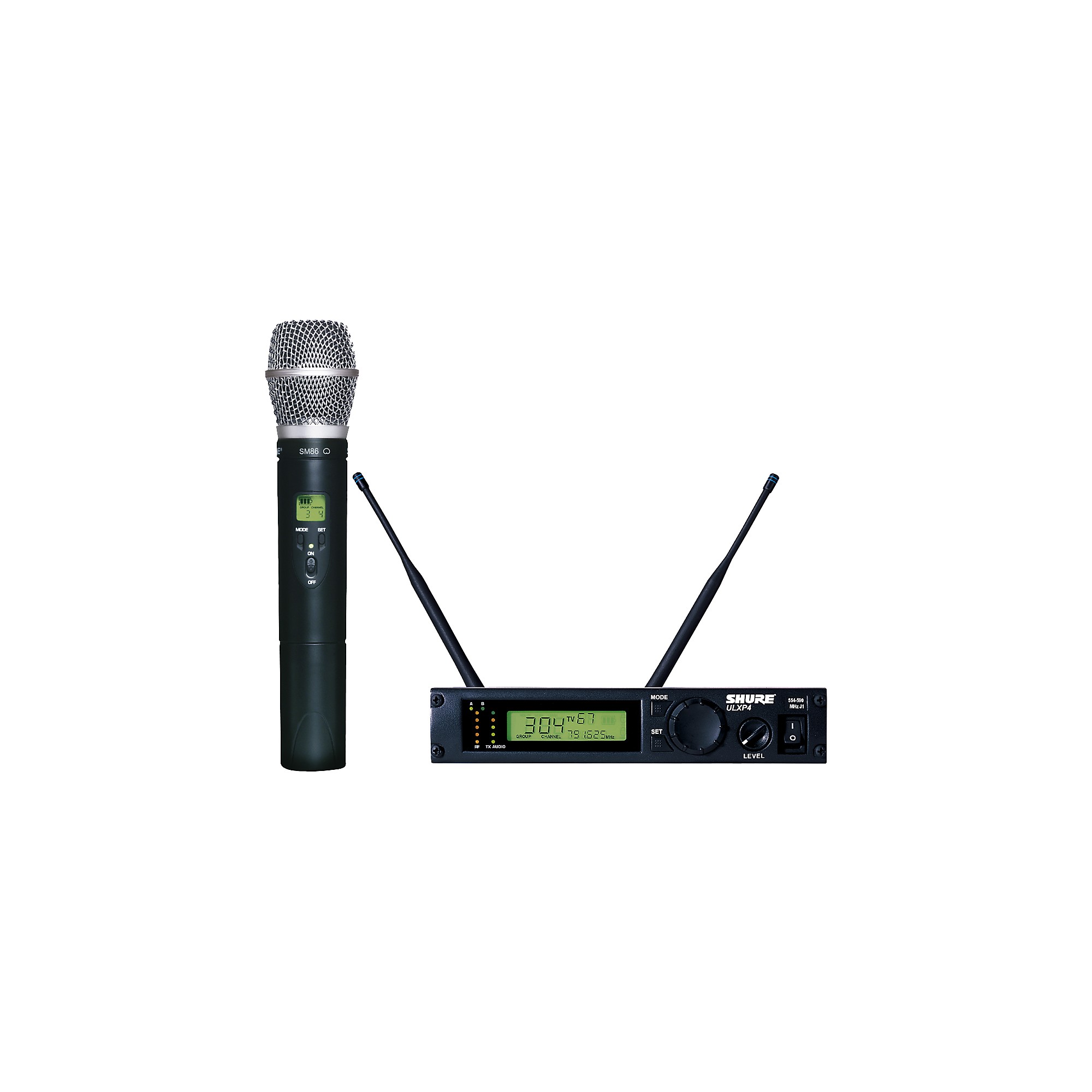 Shure ULXP24/SM86 Handheld Wireless Microphone System J1 Shure ULXP24/SM86 Handheld Wireless Microphone System J1