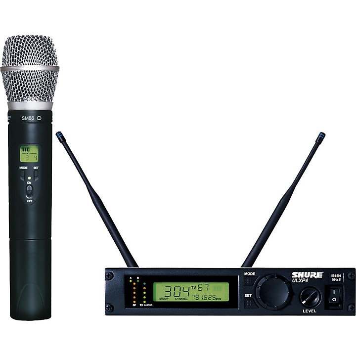 Shure ULXP24/SM86 Handheld Wireless Microphone System J1 Shure ULXP24/SM86 Handheld Wireless Microphone System J1