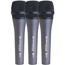 Sennheiser e 835 Cardioid Dynamic Vocal Microphone 3-Pack