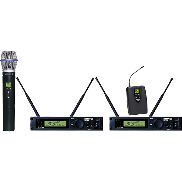 Shure ULXP124/BETA87A Dual Channel Mixed Wireless System M1