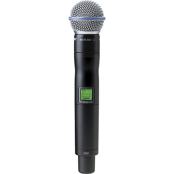 Shure UR24D/BETA58 Dual Handheld Wireless Microphone System H4