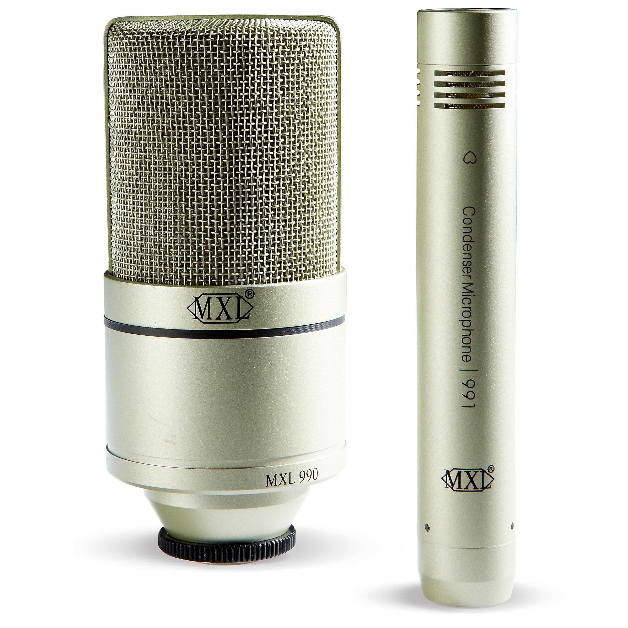 MXL 990 Large-diaphragm Condenser Microphone and AutoTune Essentials Bundle