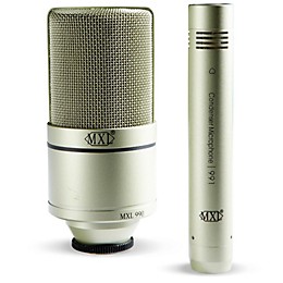 MXL 990/991 Large- and Small-Diaphragm Condenser Microphone Bundle
