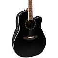 Ovation 2771AX Pro Series Standard Balladeer Deep Contour Acoustic-Electric Guitar Black