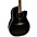 Ovation 2771AX Pro Series Standard Balladeer Deep Contour Acoustic-Electric Guitar Black