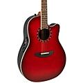 Ovation 2771AX Pro Series Standard Balladeer Deep Contour Acoustic-Electric Guitar Cherry Burst