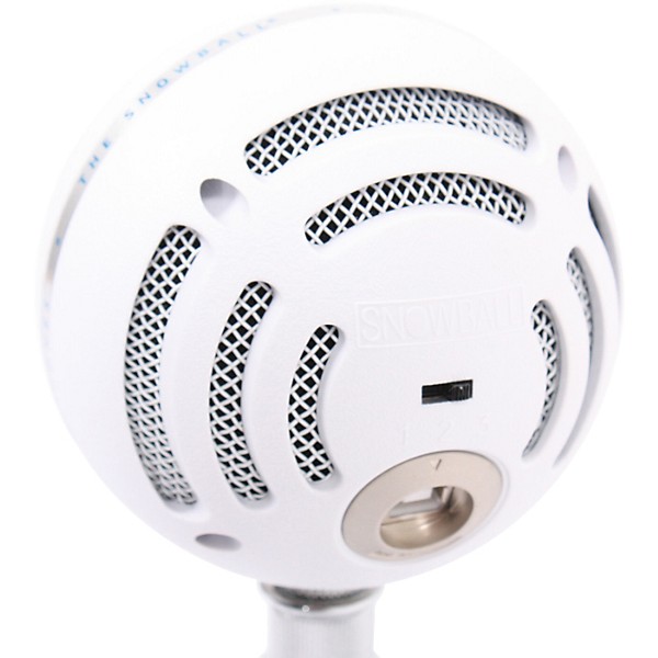 Blue Snowball USB Microphone, White