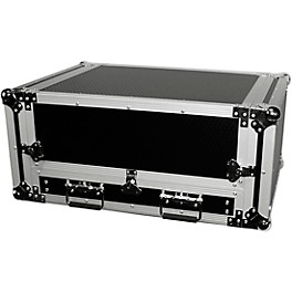 Open Box ProX 2U Rack x 13U Top Mixer DJ Combo Flight Case with Laptop Shelf