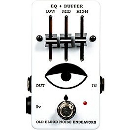 Old Blood Noise Endeavors 3-Band EQ + Buffer With Sliders Effects Pedal
