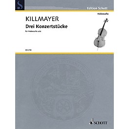 Hal Leonard 3 Concert Pieces Cello Solo String Solo Series Softcover