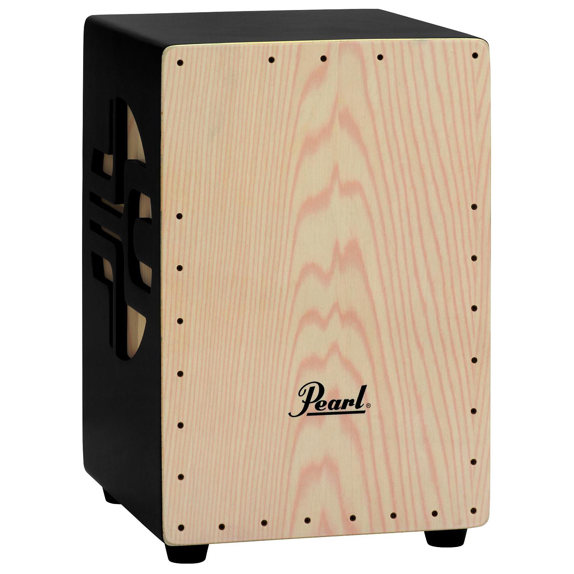 Pearl 3D Cajon Black/Natural Guitar Center