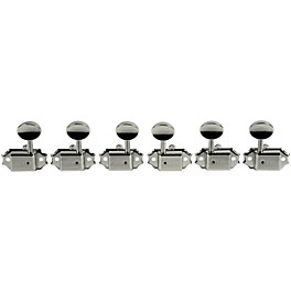 Open Box Kluson 3 Per Side Deluxe Series Oval Metal Single Line Logo Tuning Machines Level 1 Nickel