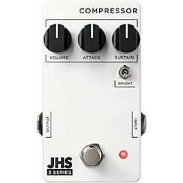 JHS Pedals 3 Series Compressor Effects Pedal White